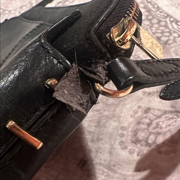 Vince Camuto Black Leather Crossbody Bag - Picture 7 of 7